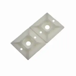 Image of CTB125RA4CUG CTB125RA4CUG, Cable Tie Mounting Base, 4-Way, Rubber Adhesive, Natural