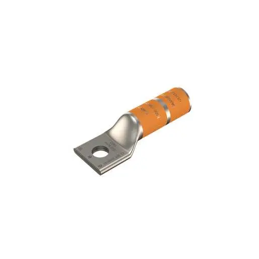 Image of YA37 YA37, Compression Terminal, 650 kcmil Cu, 1-Hole, 5/8" Stud, Long Barrel