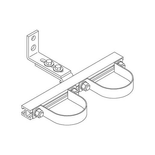 BA5SOCJA18H24 Equipment Mounts Aluminum Standoff Brackets BA5SOCJA