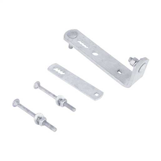 CROSSARM MOUNTED, COMBINATION CUTOUT & ARRESTER BRACKET, 2-3/4in ...