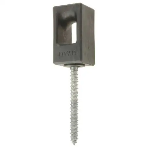 Image of C2070140 SERVICE WIREHOLDER, 3/8" (No. 22) x 4in SCREW, BLACK NYLON MATERIAL