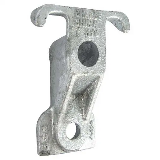 Image of GH6N GUY-HOOK ATTACHMENT, 18,350 lbs. STRENGTH, 3/4in BOLT SIZE with 9/16in LOWER HOLE and w/o BACKSIDE CLEATS