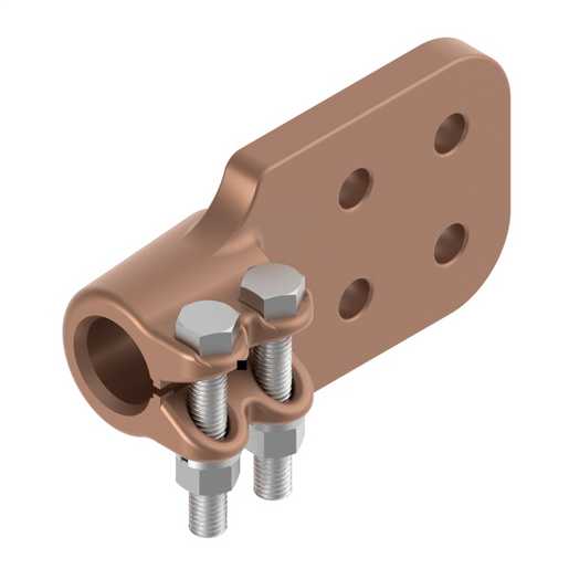 Stud Connector, Bronze HDSF141D1212TP Hubbell Power Systems