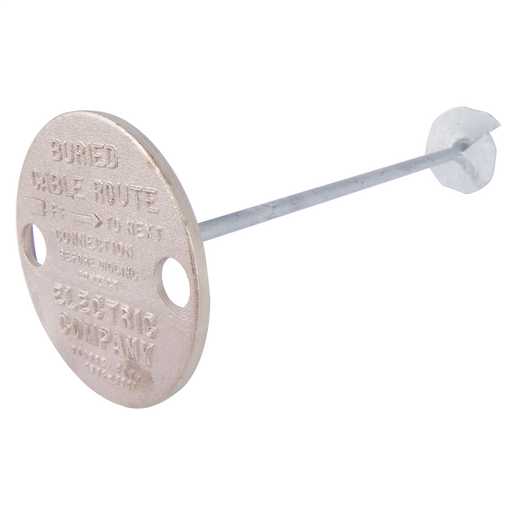 BURIED CABLE ROUTE MARKER, with ELECTRIC CO DESIGNATION C5540001