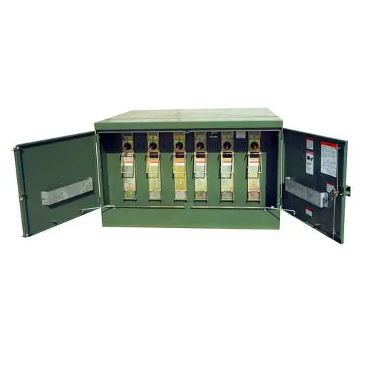 Image of B090B20FU AIS-9 25KV, 200A Universal, SM-20 Fuse Mounting, Stainless Steel, 12" Spacer