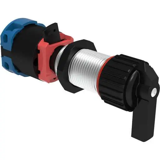 Image of GZ5-2A3 GZ Series 2 Position 1 Pole Double Throw Selector Switch - Long Length 40mm, 3/4 NPSM