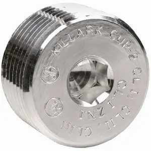 Image of CUP-1-EX CUP-1-EX - 1/2" Aluminum, Threaded Insert Plug, Quad Listed