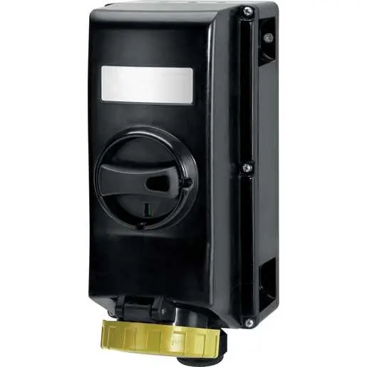 Image of VSIH20R304 VSIH Series IEC-Style Explosion-Protected Receptacle (20A 2P+E 4h 100-130V)