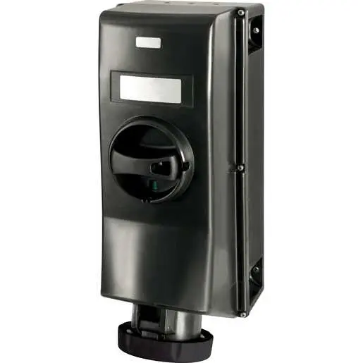 Image of VSIH63R407 VSIH Series IEC-Style Explosion-Protected Receptacle (63A 3P+E 7h 480-500V)