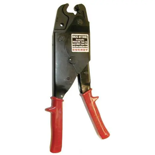 Image of OH25 Full Cycle Ratchet Crimper, Dieless, 6000 lbs, Installs Service Entrance Splice Connectors #10 AWG - #1/0 AWG