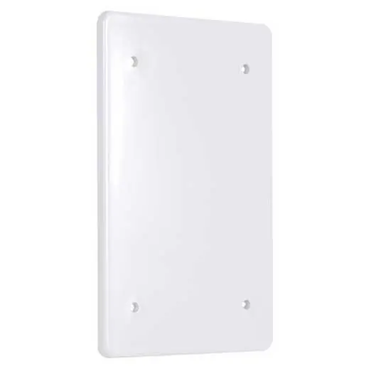 Image of PBC100WH 1-Gang Weatherproof Cover, Plastic, Blank, White