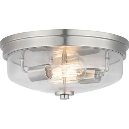 Image of P350121-009 Blakely Collection Two-Light 13-5/8" Flush Mount