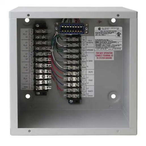 Image of 702A 702A, Indoor wallmount enclosure for use with 701 series handset/speaker amplifiers and 751 series speaker amplifiers