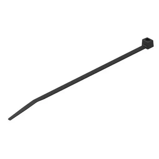 Image of CTNT50275C0 CTNT50275C0, Cable Tie, 2.75" Max Bundle, 50 Lb Tensile, Black, Nylon 12