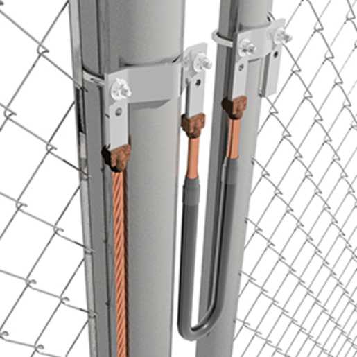 FENCE GATE ASSEMBLY-LEFT HAND | 00003863654E | Hubbell Power Systems