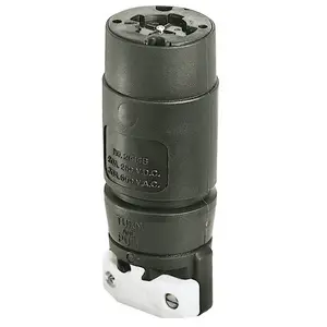 Image of 21414 Locking Devices, Bryant Power Interrupting, Industrial, Female Connector Body, 30A 250V DC/600V AC, Non-NEMA