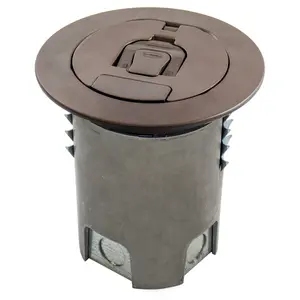 Image of AFBS1R4BRZ Recessed 4" Series, Cast Aluminum Box with Bronze Plated Cover