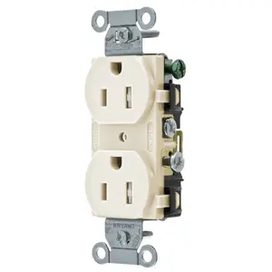 Image of CBRS15LAWRTR Straight Blade Devices, Tamper and Weather Resistant Duplex Receptacle, Commercial Grade, 15A 125V, 5-15R