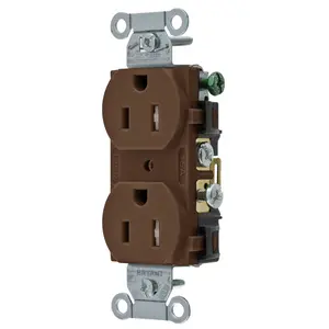 Image of CBRS15WRTR Straight Blade Devices, Tamper and Weather Resistant Duplex Receptacle, Commercial Grade, 15A 125V, 5-15R