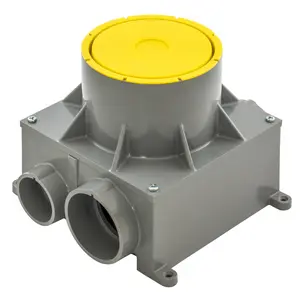 Image of CFBS1R4PFB PVC Box, 4" CFBS1R4 Series, 5.00" Minimum Depth of Pour