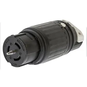 Image of CS8464C Dispositivos de bloqueo, Twist-Lock®, industrial, cuerpo de conector hembra, 50A 480V CA, 2 polos 3 hilos con toma de tierra, no NEMA