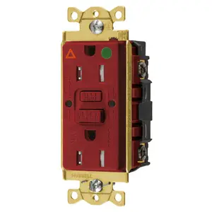 Image of GFST82RIG Power Protection Products, GFCI Receptacles, Self Test, IG, Tamper and Weather Resistant, Hospital Grade, 15A 125V, 2-Pole 3-Wire Grounding, 5-15R