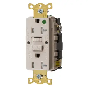 Image of GFST83LATR Power Protection Products, GFCI Receptacles, Self Test, Tamper and Weather Resistant, Hospital Grade, 20A 125V, 2-Pole 3- Wire Grounding, 5-20R