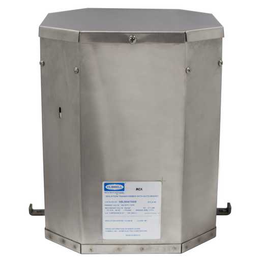 Hubbell Marine Isolation Transformers, Available with or without Auto