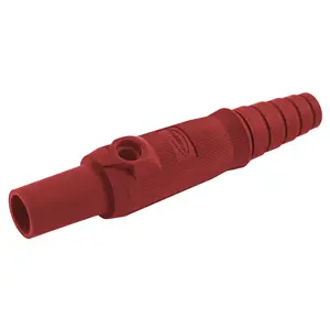 Image of HBL15FBR Single Pole Products, Replacement Female Plug Body, 150 Amp Series, Red