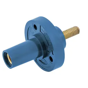 Image of HBL15FRSBL Single Pole Products, Female Receptacle, Threaded Stud Termination, 150 Amp Series, Blue