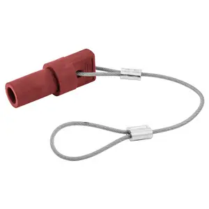 Image of HBL15MCAPR Single Pole Products, Male Device Cap, 150 Amp Series, Red