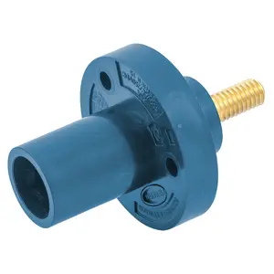 Image of HBL15MRSBL Single Pole Products, Male Inlet, Threaded Stud Termination, 150 Amp Series, Blue