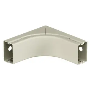 Image of HBL2017BRIV Metal Raceway, Internal Left/Right Elbow, HBL2000 Series, Ivory