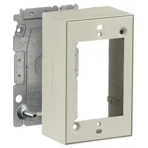 Image of HBL2048IV Metal Raceway, 1-Gang Device Box, HBL2000 Series, Ivory