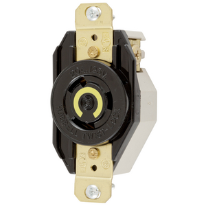 Locking Devices, Twist-Lock®, Industrial, Flush Receptacle, 20A 