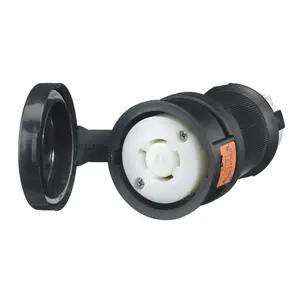 Image of HBL2413SW Locking Devices, Twist-Lock®, Watertight Safety Shroud, Female Connector Body, 20A 125/250V, L14-20R