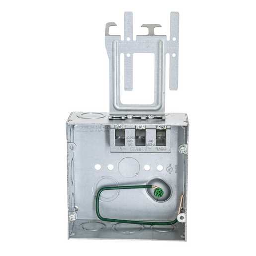 411/16 in. Square Box, 21/8 in. Deep (1) STABIT® Connector with