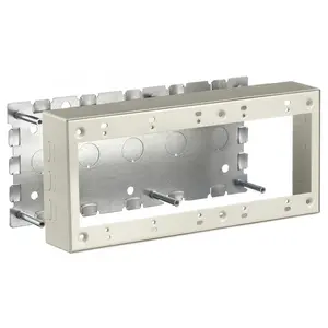 Image of HBL57485IVA Metal Raceway, Box, 5-Gang, Standard Depth, HBL500/700/750 Series, Ivory