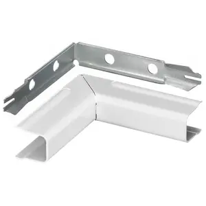 Image of HBL717WA Metal Raceway, Internal Elbow, HBL700/750 Series, White