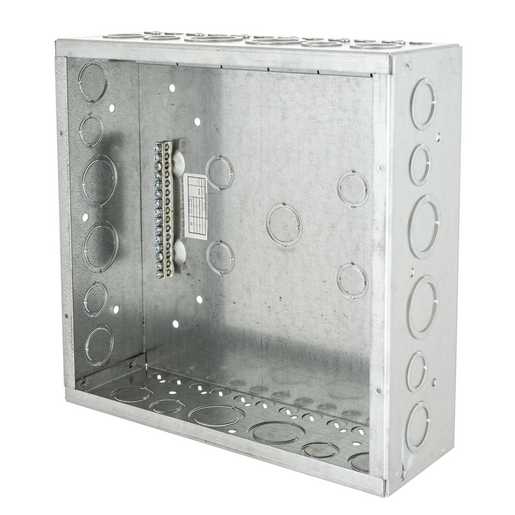 12 x 12 in. Grand Slam Junction Box with built in STAB-IT® clamps 
