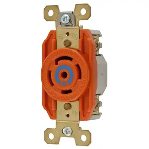 Image of IG2810 Locking Devices, Twist-Lock®, Isolated Ground Industrial, Flush Receptacle, 30A 3-Phase Wye 120/208V AC, L21-230R, Screw Terminal