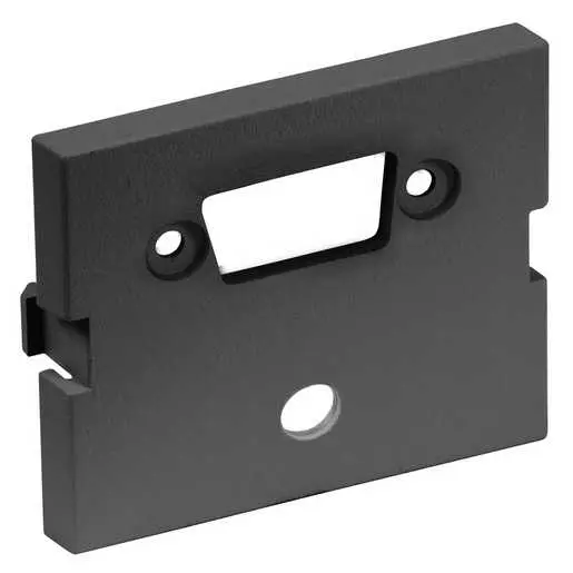 Image of IMB15315BK iStation Modules, 1) 3.5 MM Stereo Jack and 1) 15-Pin, Unloaded, 1.5-Unit, Black