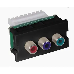 Image of IMCR1101BK Plates, INFINI Module, Component Video, 110 Block, Black