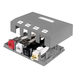 Image of ISB4GY Housing, Surface Mount, 4-Port, Gray