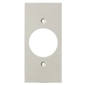 Image of KP720 Device Plates and Accessories, Face Plate, KP Series, 1-Gang, 1.60" Opening, Office White