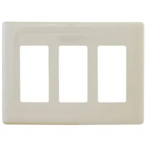 Image of NPS263LA WALLPLATE 3G DEC SNAP-ON, LT ALM