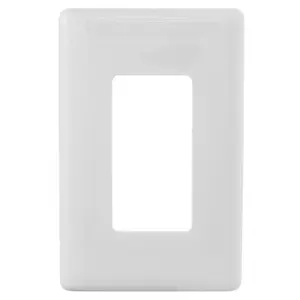 Image of NPS26W WALLPLATE 1G DEC SNAP-ON,WHITE