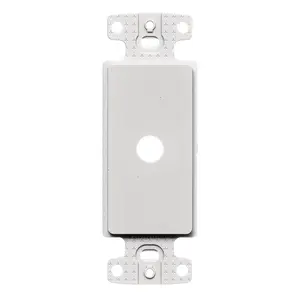 Image of NS621W Plate, Decorator Frame, .406" Hole, White