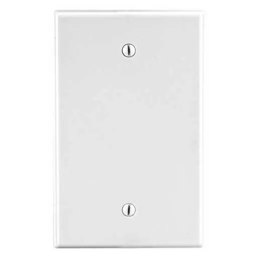 Image of PJ13W Wallplate, Mid-Size 1-Gang, Box Mount Blank, White