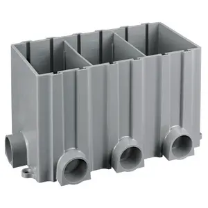 Image of PFBRG3 3-Gang Rectangular PVC Box, 3.00" Minimum Depth of Pour